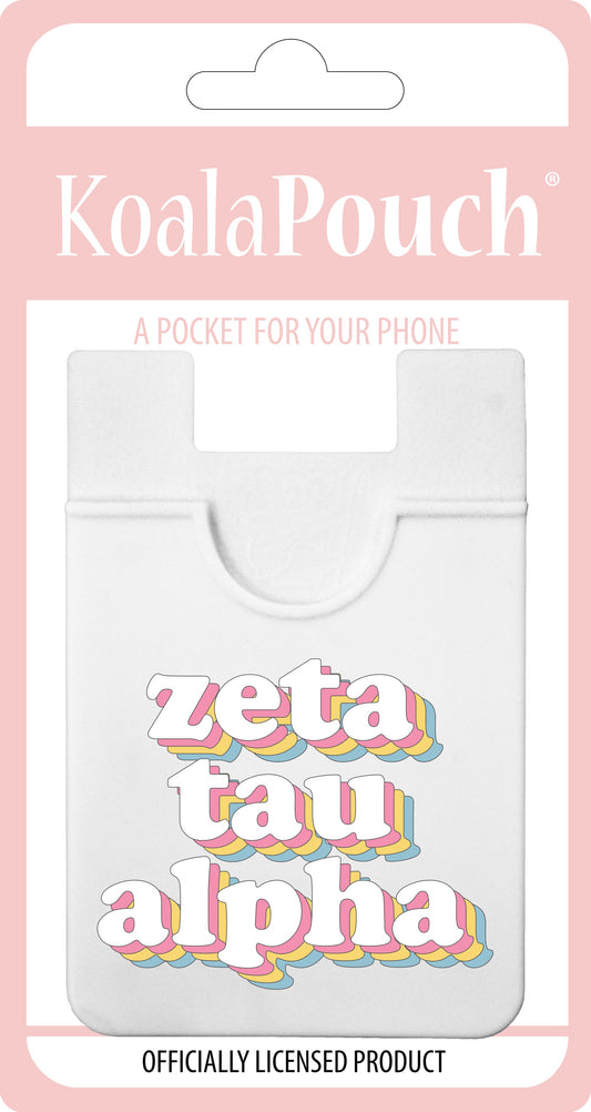 Zeta Tau Alpha Retro Koala Pouch