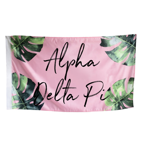 Alpha Delta Pi Tropical Flag