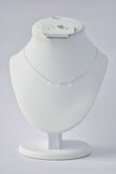 Alpha Gamma Delta Silver Greek Letters Necklace