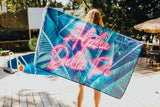 Alpha Delta Pi Neon Palm Flag