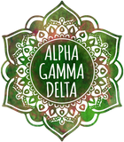 Alpha Gamma Delta Mandala Air Freshener