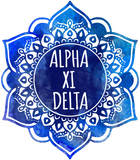 Alpha Xi Delta Mandala Air Freshener