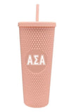 Alpha Sigma Alpha Studded Tumbler