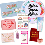 Alpha Sigma Alpha Celebrate Sisterhood Sorority Gift Box- 10 unique items