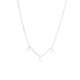 Alpha Sigma Alpha Silver Greek Letters Necklace