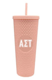 Alpha Sigma Tau Studded Tumbler