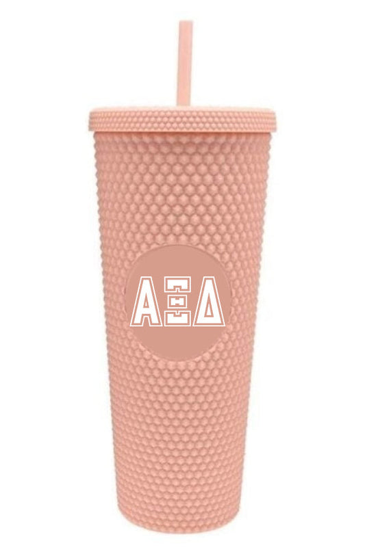 Alpha Xi Delta Studded Tumbler