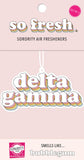 Delta Gamma - Retro Air Freshener - Bubblegum Scented