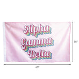 Alpha Phi Retro Flag