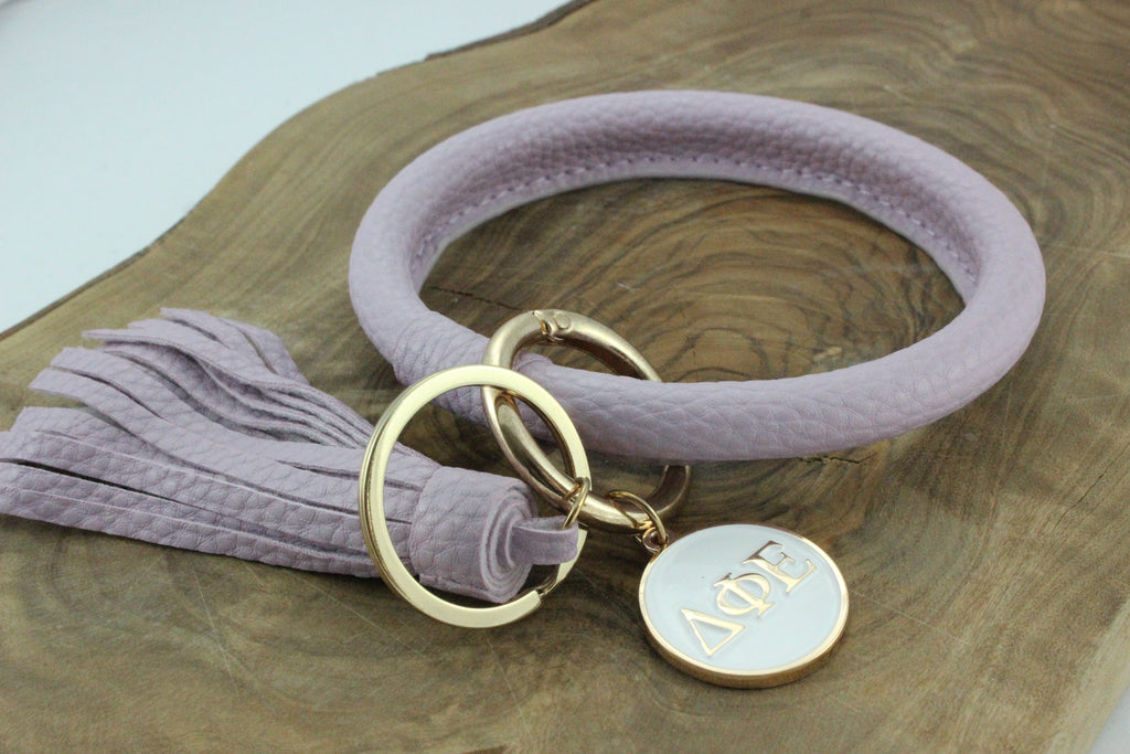 Delta Phi Epsilon Bangle Sorority Keychain