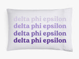 Delta Phi Epsilon Cotton Pillowcase