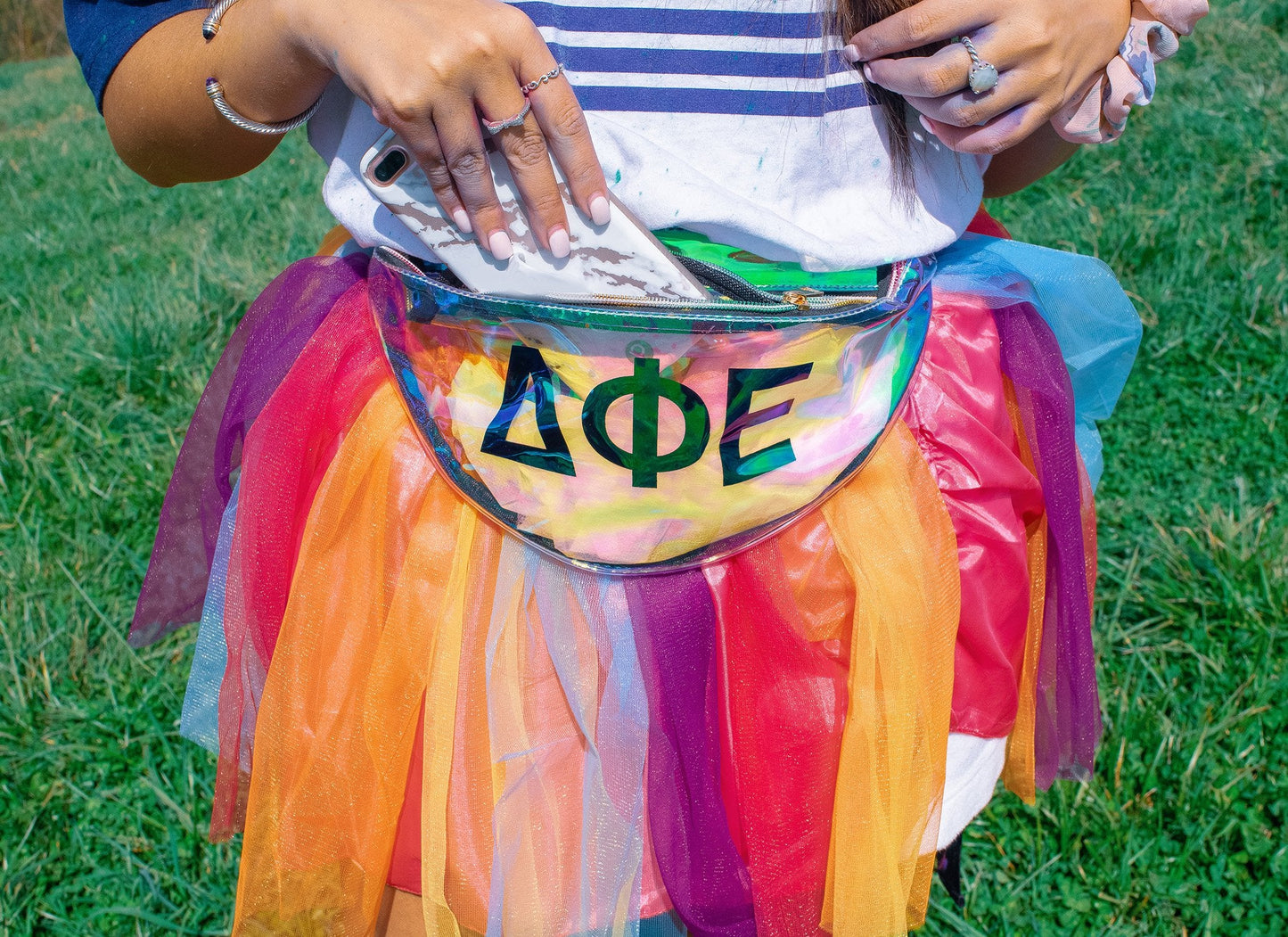 Zeta Tau Alpha Sorority Fanny Pack