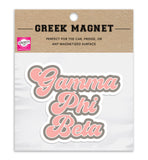 Gamma Phi Beta Retro Sorority Car Magnet Set of 2