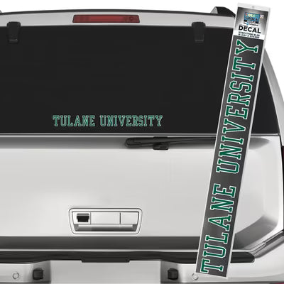 Tulane University Long Green Decal