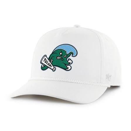 Tulane All White Hitch Rope Hat