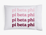 Pi Beta Phi Cotton Pillowcase