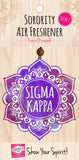 Sigma Kappa Mandala Air Freshener