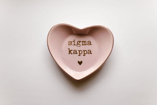 Sigma Kappa Ceramic Ring Dish