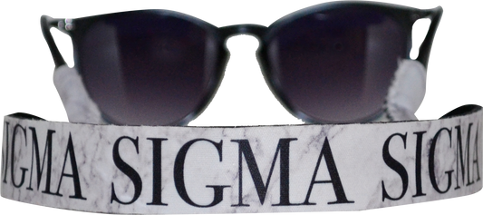 Sigma Sigma Sigma <br> Sunglass Strap <br> Marble Theme