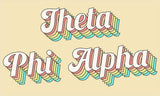 Theta Phi Alpha Sorority Flags