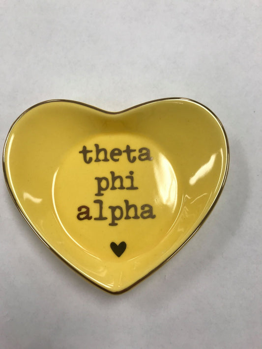 Theta Phi Alpha Ceramic Ring Dish