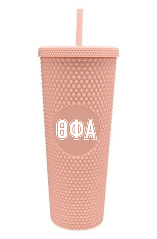 Theta Phi Alpha Studded Tumbler