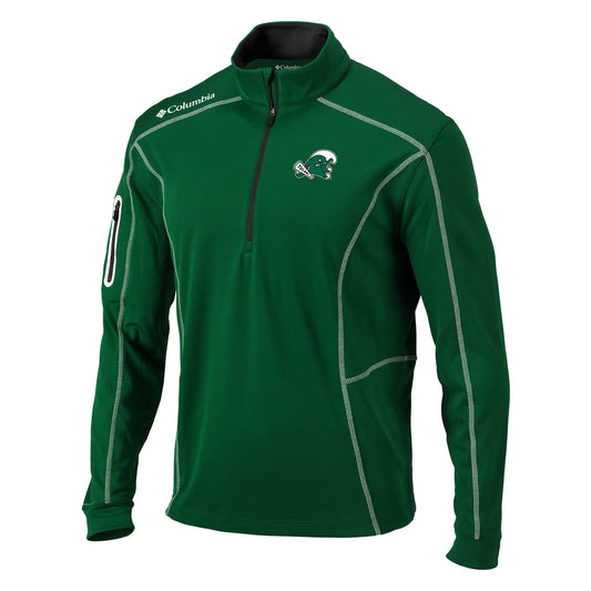 Tulane Angry Wave Columbia Omni-Wick Shotgun Quarter Zip Pullover