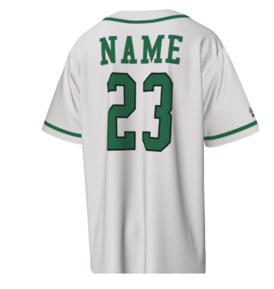 Tulane Replica Customizable Baseball Jersey - White