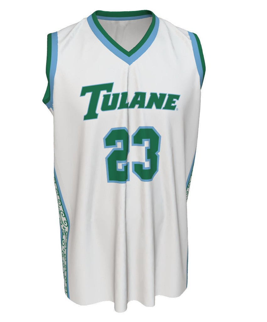 Tulane Player NIL Replica Basketball Jersey - White