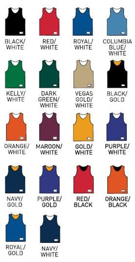 Vinyl-Letter Reversible Basketball Pinnie - Campus Connection - Campus Connection - 2
