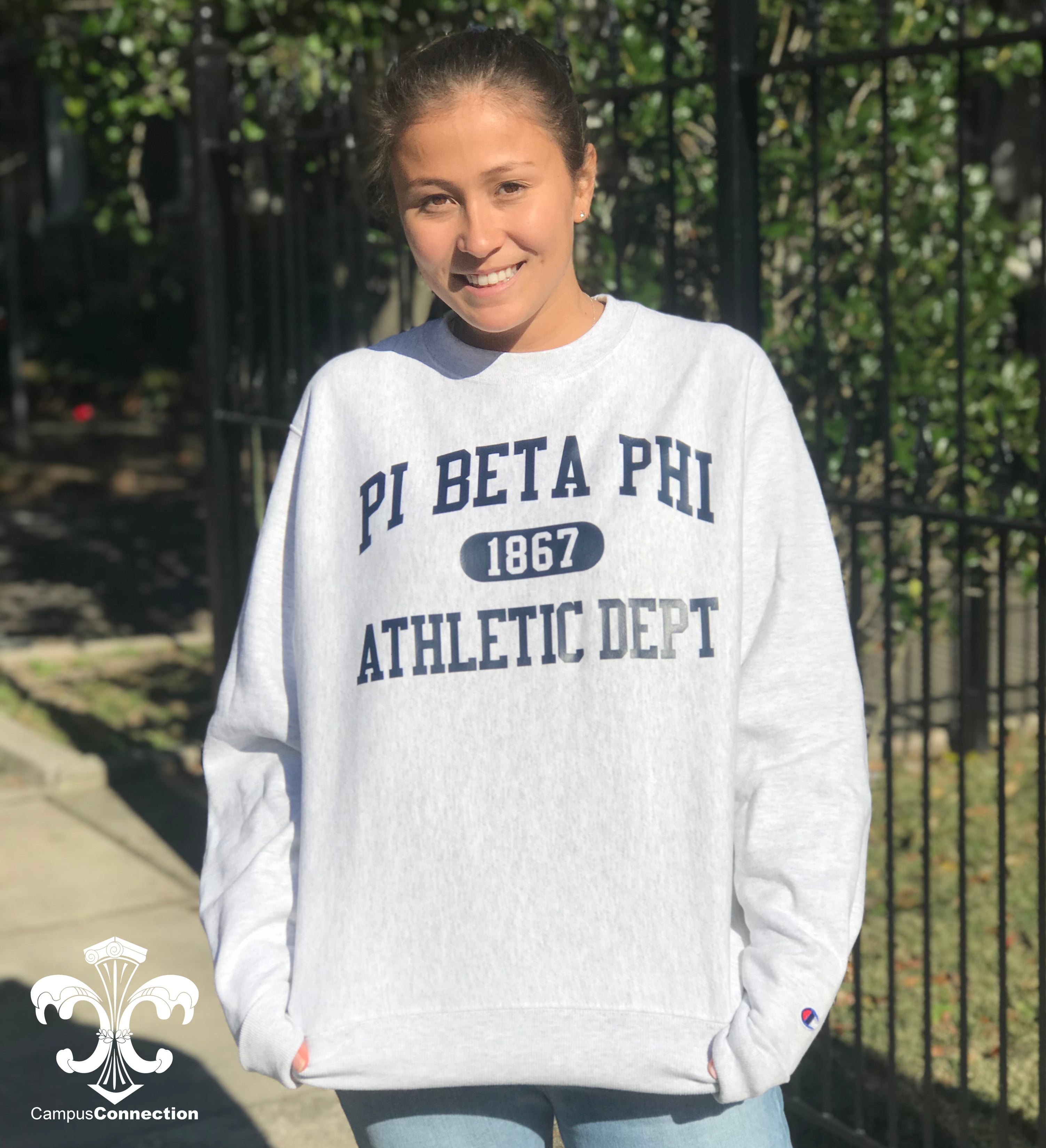 Sorority Champion Reverse Weave Heavyweight Crewneck Sweatshirt Campus Connection