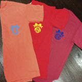 Monogrammed Comfort Colors Frocket - Campus Connection - Campus Connection - 2