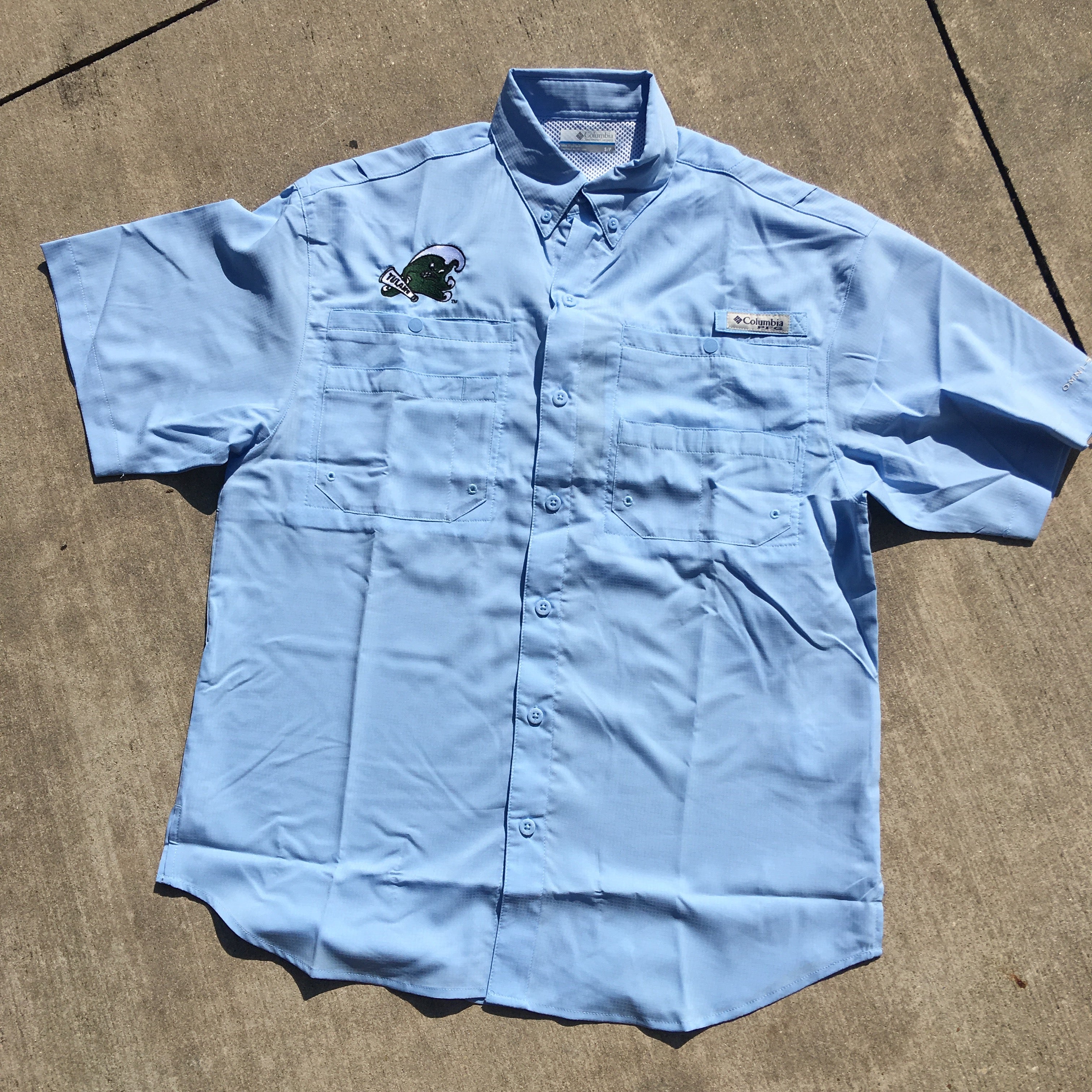 Tulane Angry Wave Columbia PFG - Blue – Campus Connection