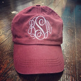 Monogrammed Hat - Campus Connection - Campus Connection - 1