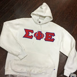 Sewn-Letter Hooded Sweatshirt - Campus Connection - Campus Connection - 1