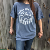 Comfort Colors Sorority T-Shirt with Camp Design