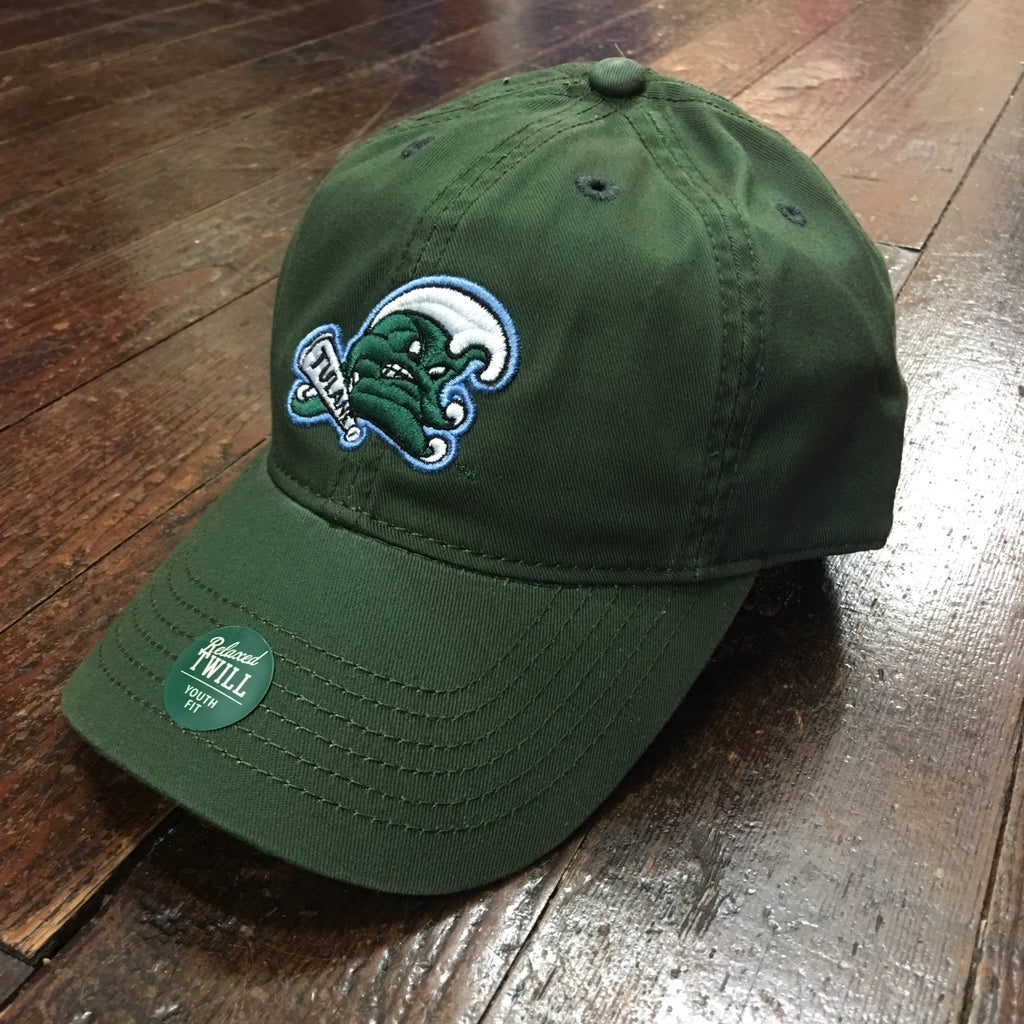 Youth Tulane Angry Wave Hat - Green