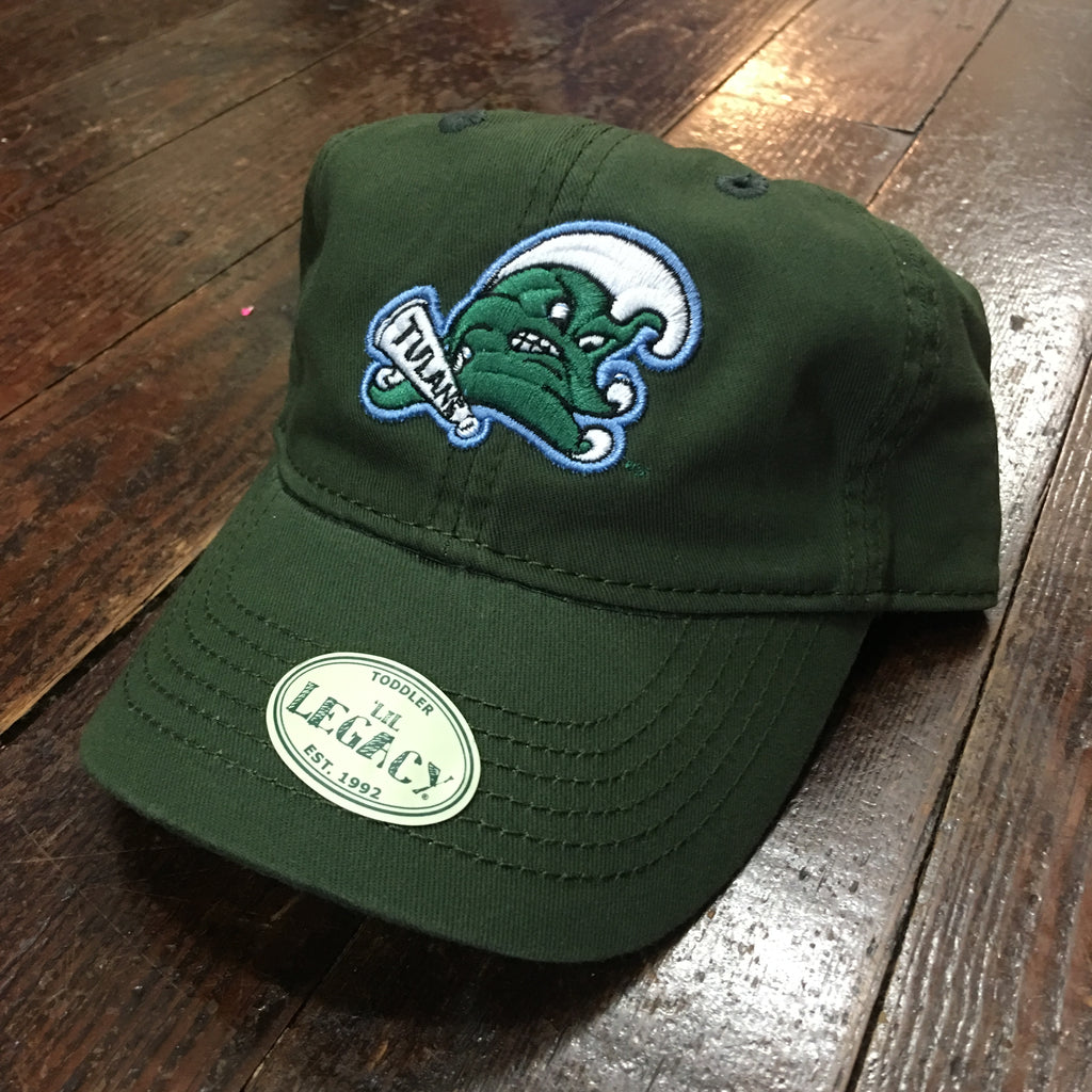Toddler Tulane Angry Wave Hat - Green