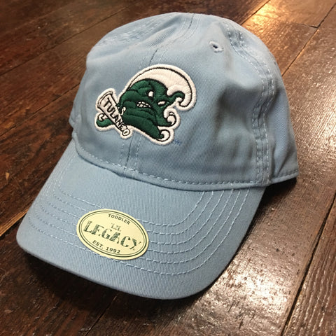 Toddler Tulane Angry Wave Hat - Light Blue