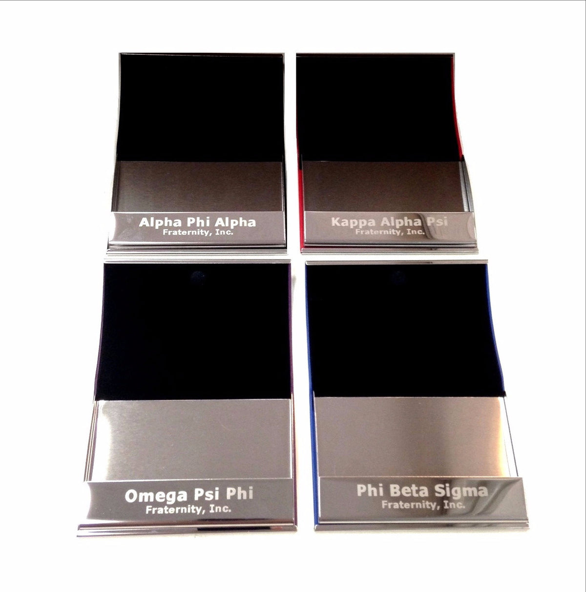 Engraved Business Card Holder - National Sportswear - Campus Connection - 4
