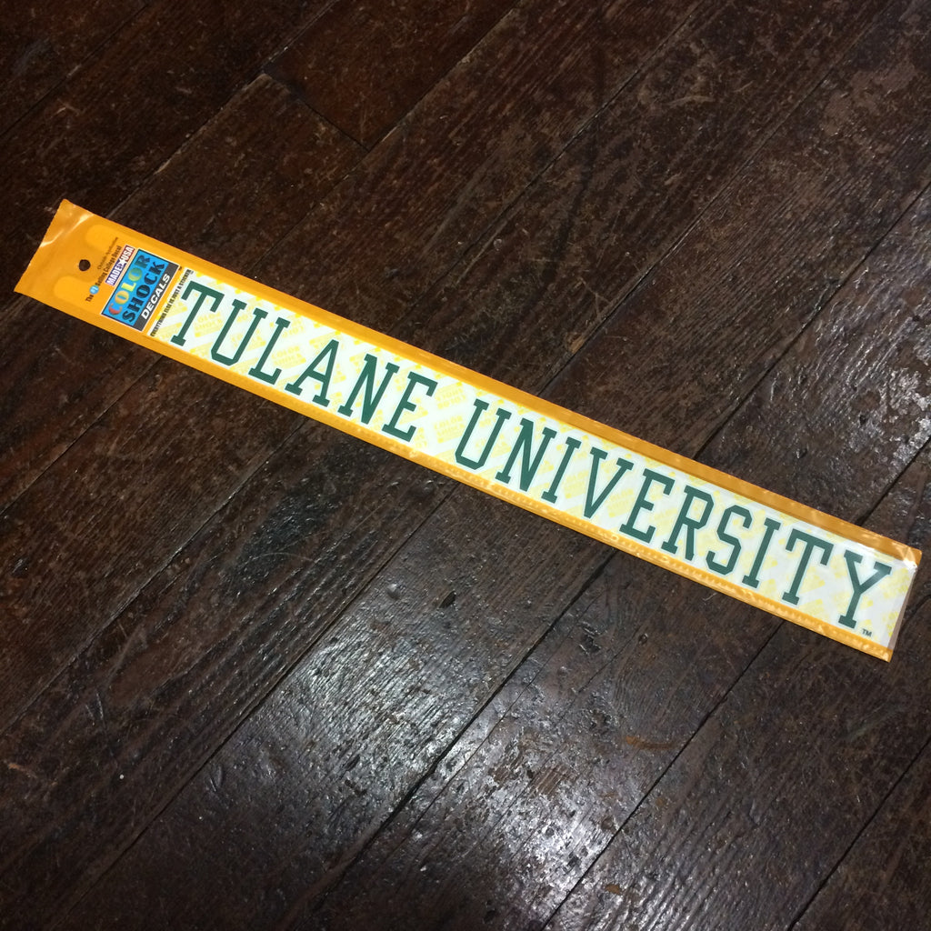 Tulane University Long Decal - CDI - Campus Connection