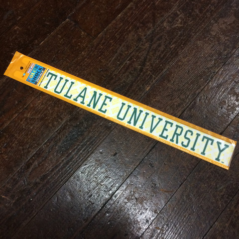 Tulane University Long Decal