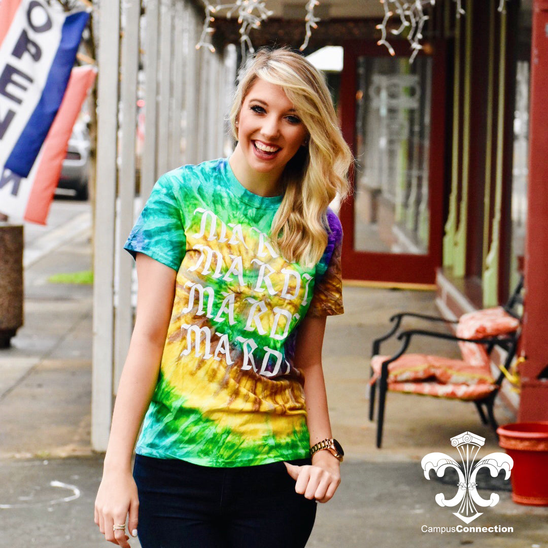 Mardi Mardi Mardi Mardi Tie Dye T-Shirt