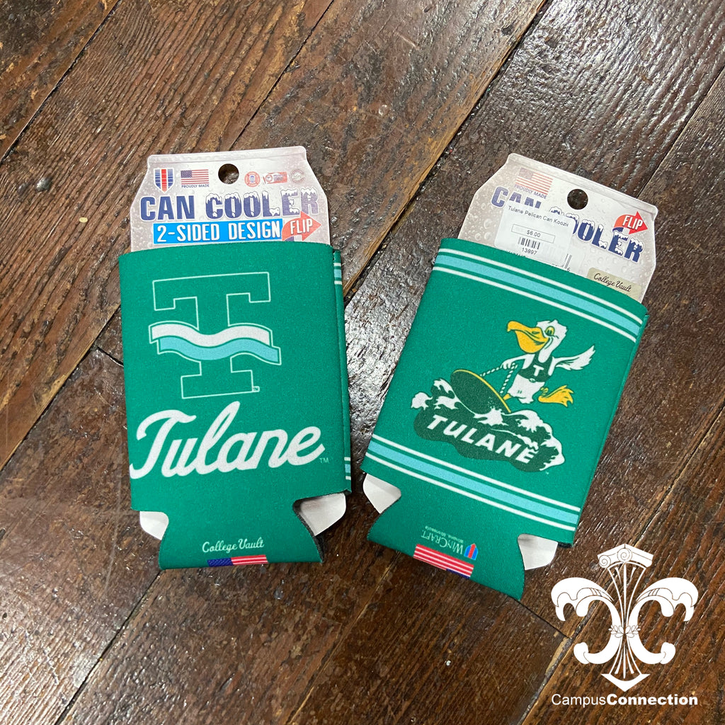 Tulane Vintage Logo Koozie