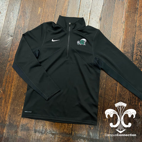 Tulane Nike Training Half-Zip Jacket - Black