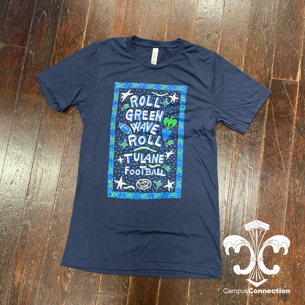 Tulane Simon Signature Sign Triblend T-Shirt