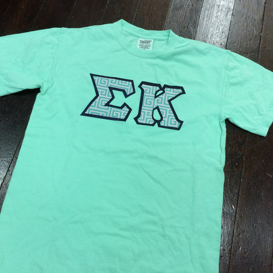 Sewn-Letter Comfort Colors T-Shirt - Campus Connection - Campus Connection - 1