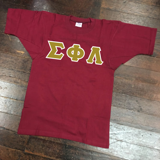 Sewn-Letter Jersey Shirt - Campus Connection - Campus Connection - 1