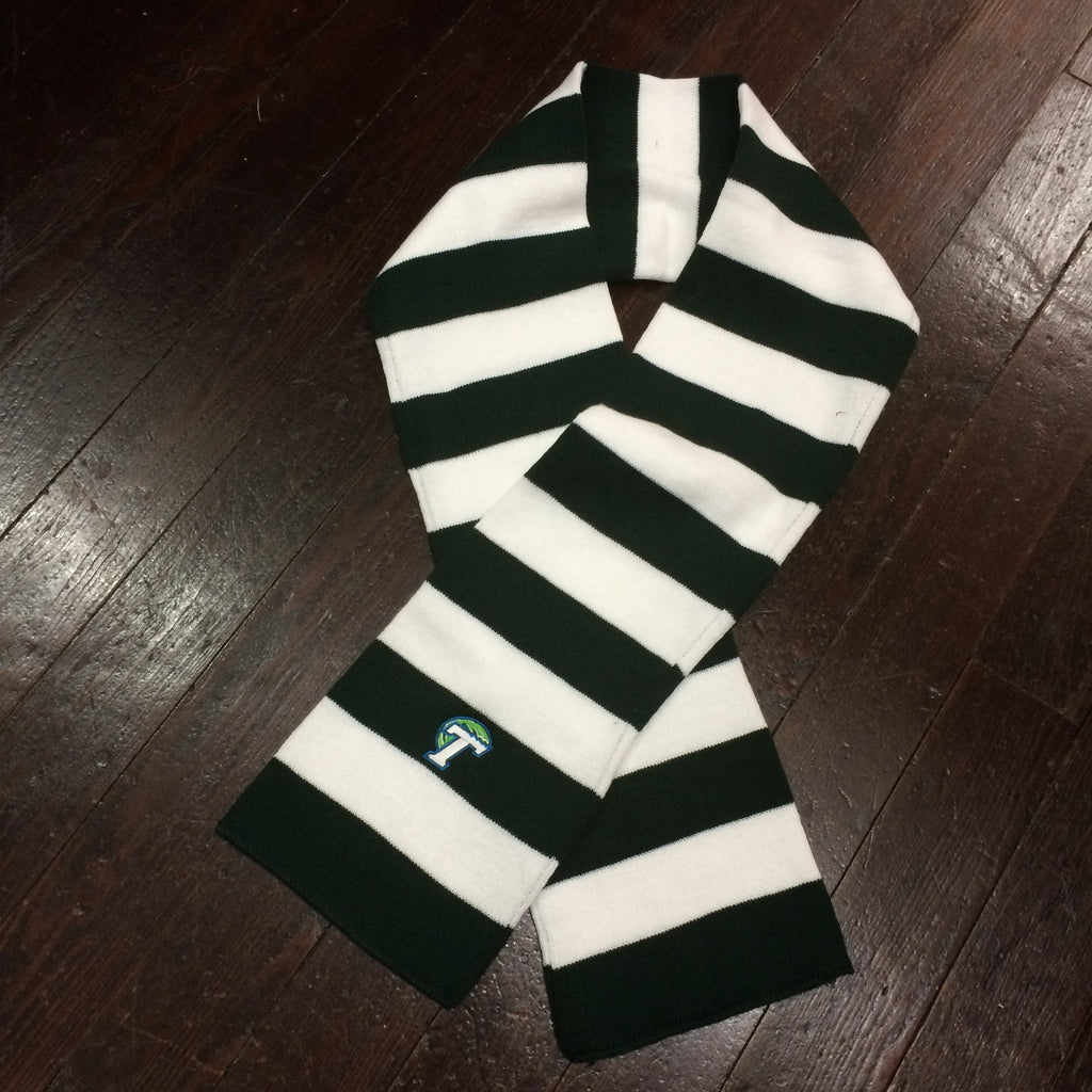 Tulane Knit Rugby Scarf - LogoFit - Campus Connection
