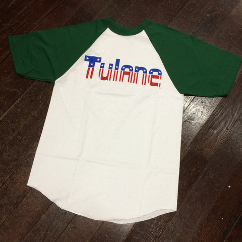 Tulane Taxi Driver Baseball T-Shirt